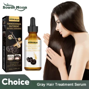 anti gray hair serum hair blackening natural color repair anti loss moisturizing scalp care gray white hair treatment essence